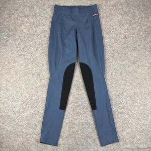 Kerrits Flow Rise Breeches 27" Knee Patches USA Made Blue Womens Small S